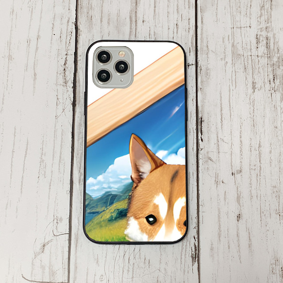 iphoneケース4-2-45 iphone 強化ガラス 犬・いぬ・ワンちゃん 箱13 かわいい アイフォン iface