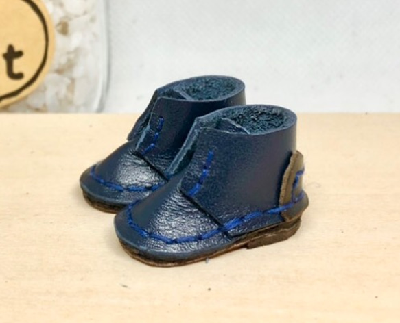 革細工　ブーツ　miniature  boots.