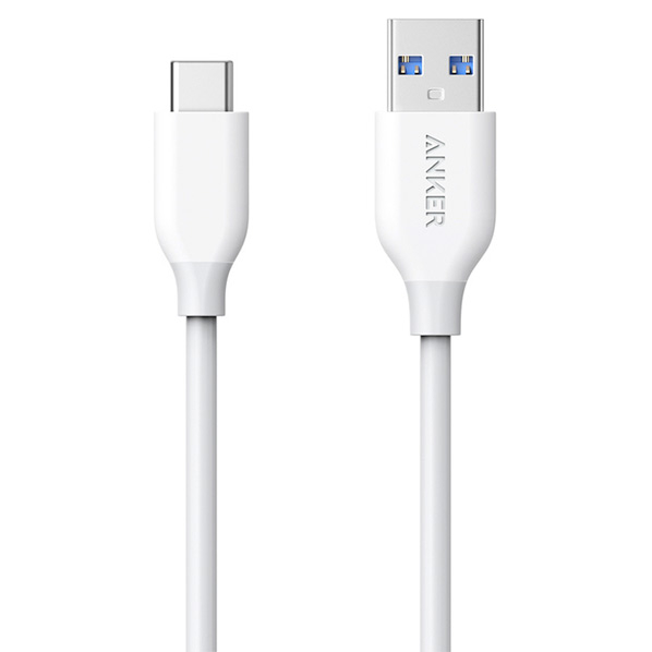 アンカー PowerLine USB-C & USB 3．0ケーブル (0．9m) ホワイト A8163021