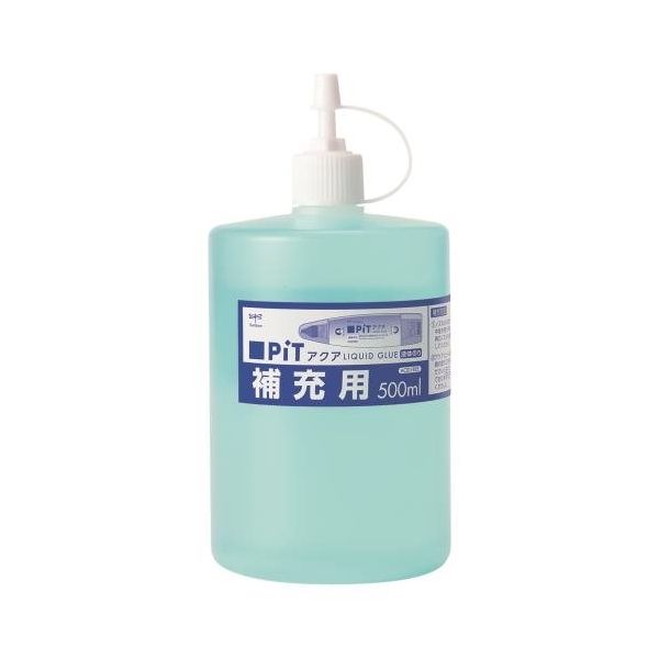 エスコ 500ml 液体のり(補充用) EA765MB-65 1セット(10個)（直送品）