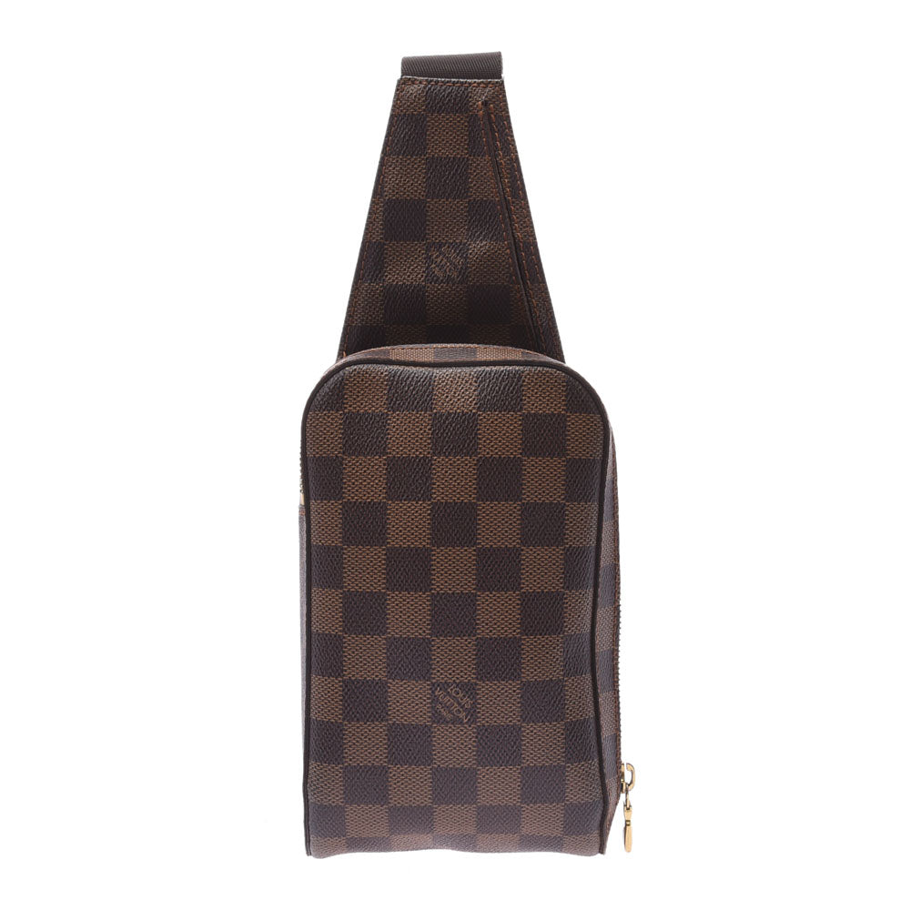 LOUIS VUITTON ルイヴィトン ダミエ ジェロニモス ボディバッグ ブラウン N51994 ユニセックス ダミエキャンバス ショルダーバッグ ABランク 中古 