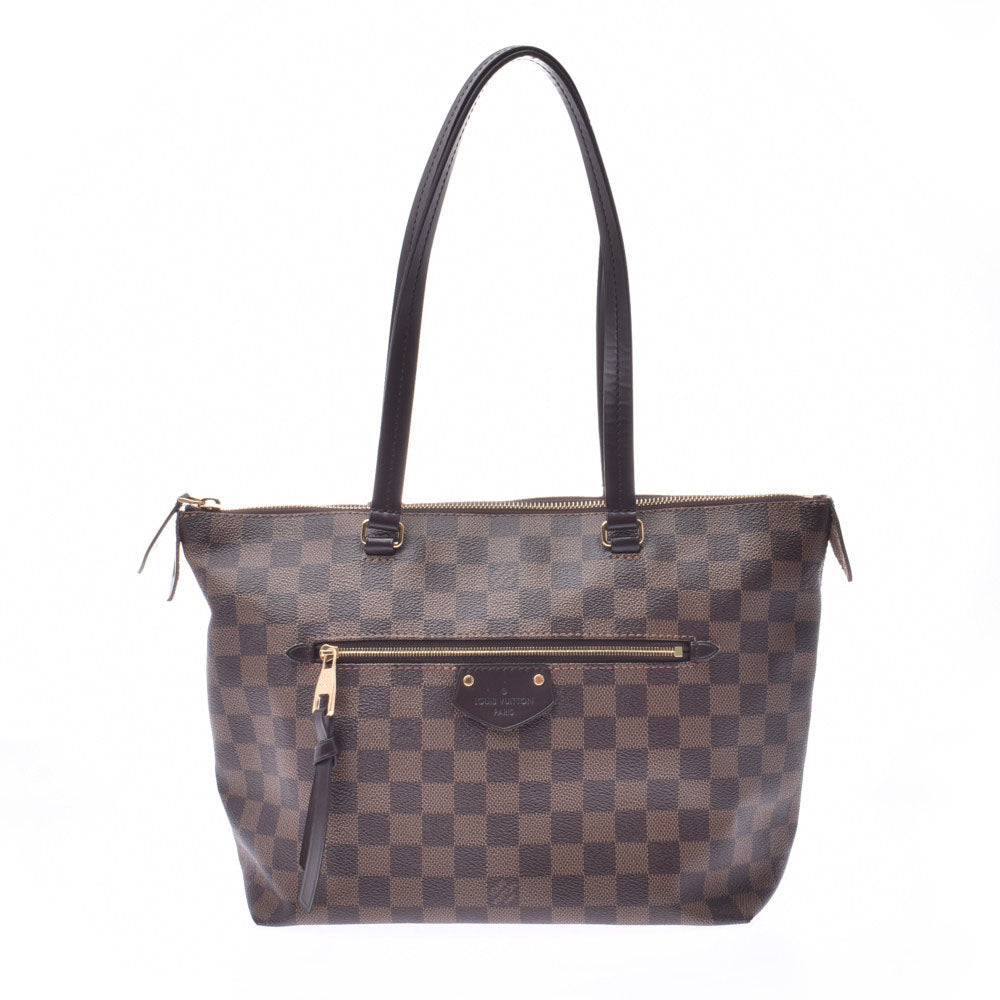 LOUIS VUITTON ルイヴィトン イエナPM ブラウン N41012 レディース ダミエキャンバス トートバッグ ABランク 中古 