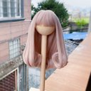 BJD 1/3 1/4  1/6人形 ドール用ウィッグ カツラ 耐熱 ハンドメイドzxww-383