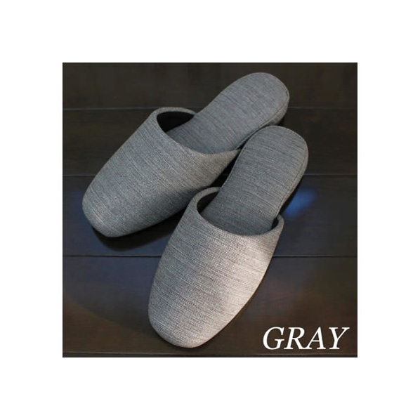 ストロング 生地の様なビニールスリッパ M GRAY F330493-10-5-155-05