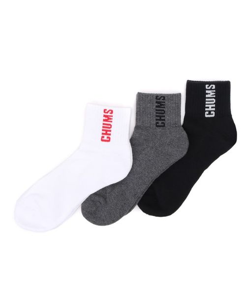 チャムス/3P CHUMS BOOBY CREW SOCKS (3P チャムス ブービー クルーソ･･･