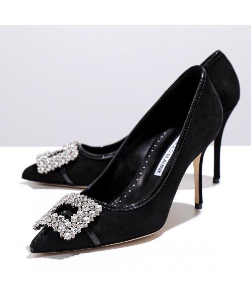 MANOLO BLAHNIK パンプス TUBERIAN SUEDE DAIM 090