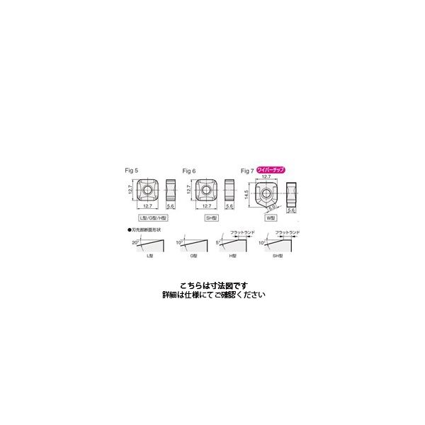 住友電工ハードメタル　チップ（SEC-DNX（F）型／DNH（S）型用）