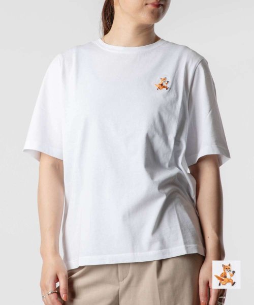 メゾンキツネ MAISON KITSUNE MW00119KJ0008 Tシャツ SPEEDY FOX PATCH COMFORT TEE－SHIRT レディー