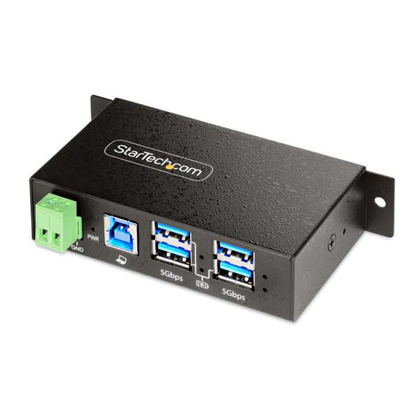 Startech.com USBハブ 4x USB 3.2 Gen 1 Type-A 5G4AINDRM-USB-A-HUB 1個（直送品）