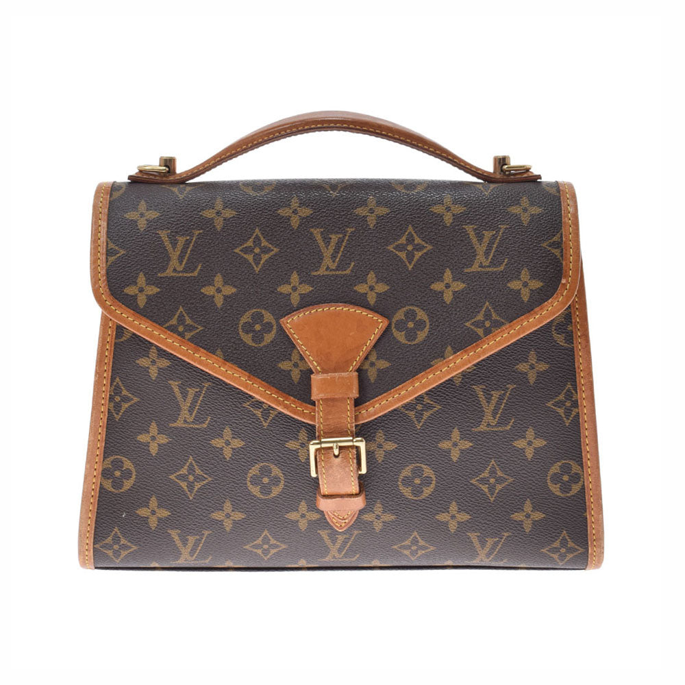 LOUIS VUITTON ルイヴィトン モノグラム ベルエア 2WAY ブラウン M51122 ユニセックス モノグラムキャンバス ハンドバッグ Bランク 中古 