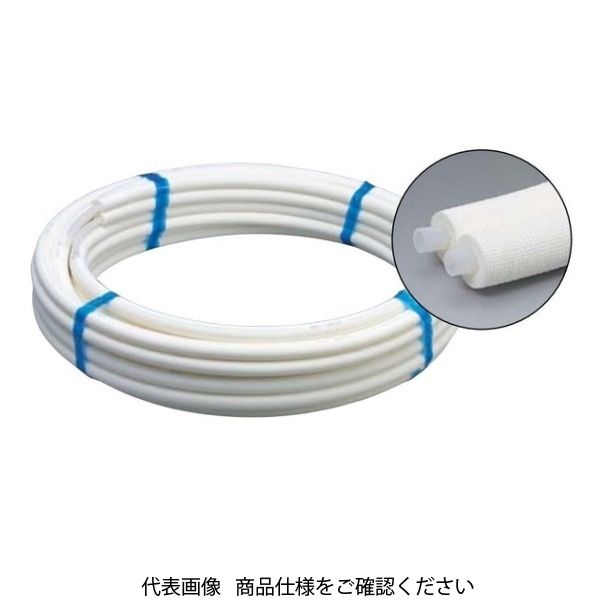 未来工業 ミラペックス・被覆エイト（架橋ポリエチレン管ペア） PEX-10PFJ5W 1巻（30m）（直送品）