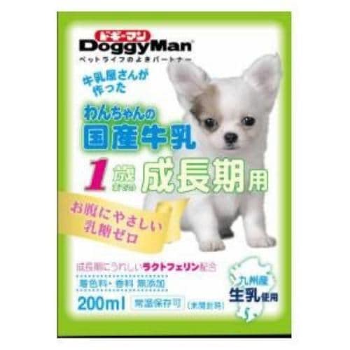 ドギーマン わんちゃんの国産牛乳 1歳までの成長期用