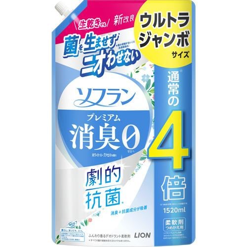 ライオン ソフランプレミアム消臭Ｗハーブアロマ詰替ウルトラジャンボ 1520ml