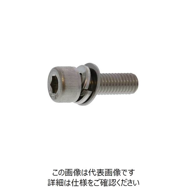 SUNCO ステンCAP P＝3 日本鋲螺製 8×40 （100本入） A0-02-903B-0080-0400-00 242-3413（直送品）