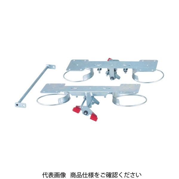 プレス製運搬車 ドンキーカート 用リング式ストッパー（自在4輪用）