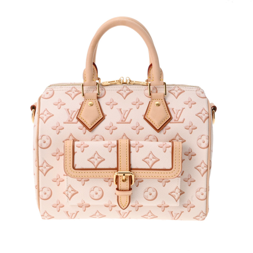 LOUIS VUITTON ルイヴィトン モノグラム フォールフォーユー スピーディバンドリエール25  ベージュ M20919  レディース ハンドバッグ Aランク 中古 