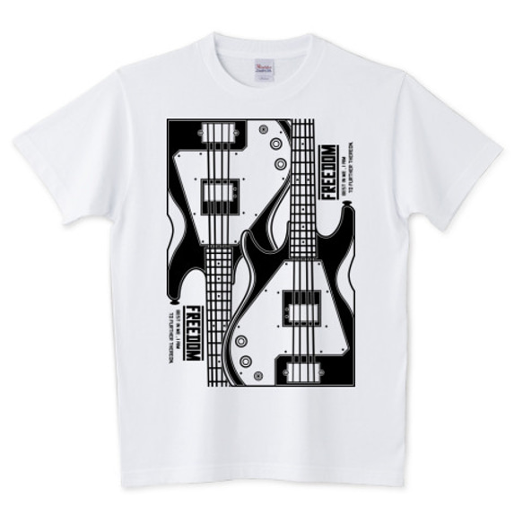 ロックベースTシャツ「WEAVING BASS」