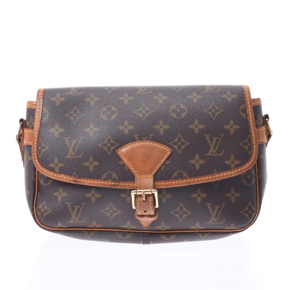 LOUIS VUITTON ルイヴィトン モノグラム ソローニュ ブラウン M42250 ユニセックス モノグラムキャンバス ショルダーバッグ Bランク 中古 