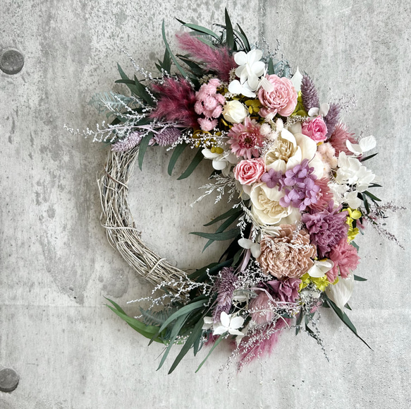 Dryflower wreath