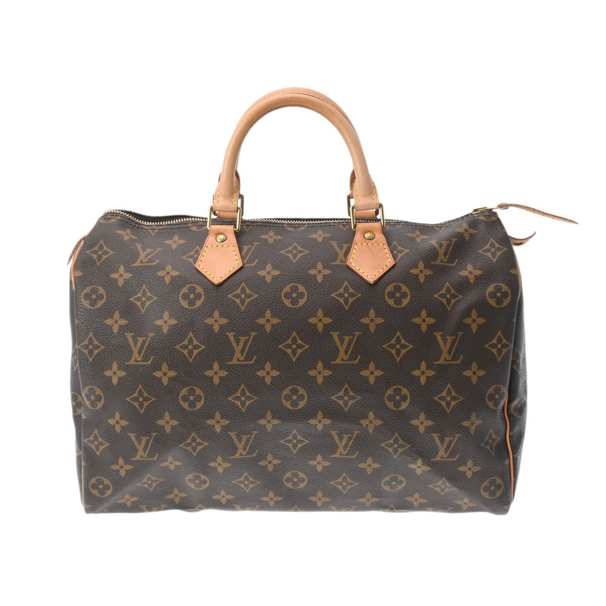 LOUIS VUITTON ルイヴィトン モノグラム スピーディ 35 ブラウン M41524 レディース モノグラムキャンバス ハンドバッグ ABランク 中古 