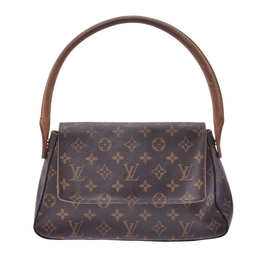 ルイヴィトンミニルーピング  14145 ブラウン レディース ワンショルダーバッグ M51147  LOUIS VUITTON 中古