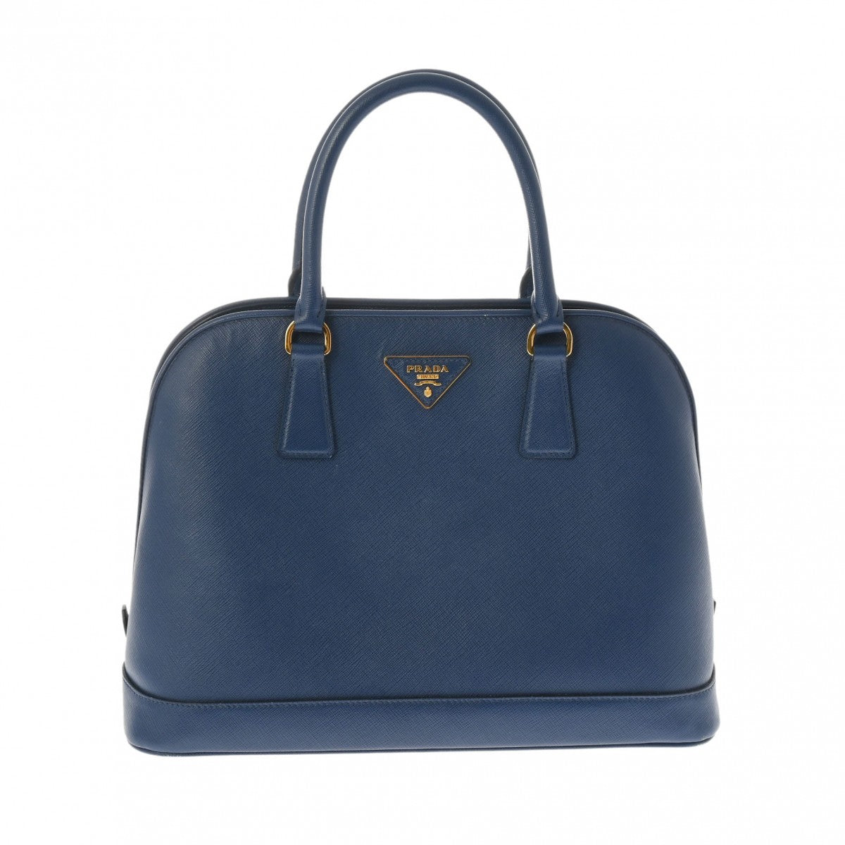 PRADA プラダ 2WAY 青 ゴールド金具 BN2558 レディース サフィアーノ トートバッグ Bランク 中古 