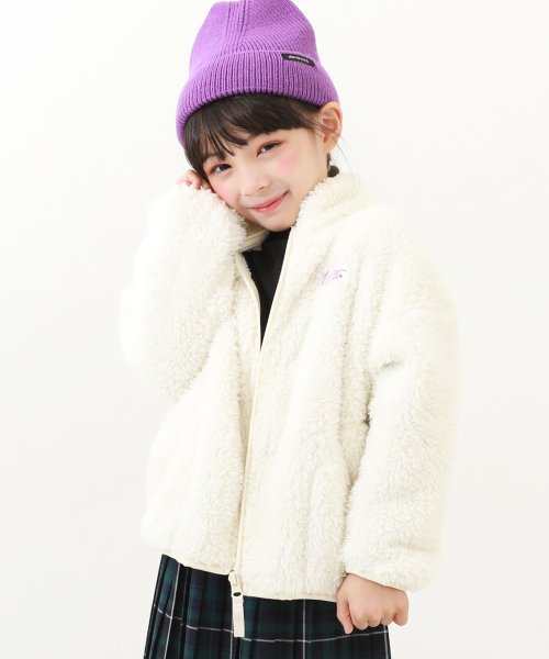 フリース フルジップジャケット 子供服 キッズ 男の子 女の子 アウター ジャケット ブルゾン 通学