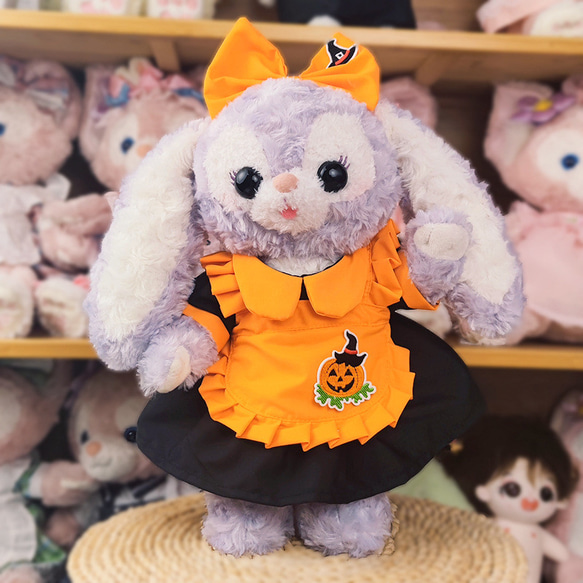 50cmステラルー コスチューム ぬいぐるみ服 ハロウィーン・パンプキン・ドレス 40cmリーナベル 30cm レナ・ベ