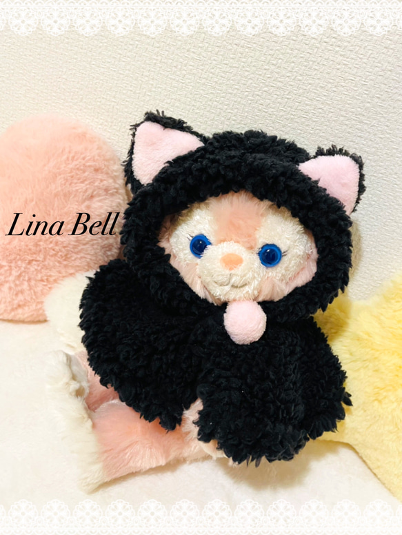 リーナベルショルダーバッグ用♡黒ねこポンチョ♡