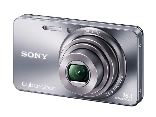 SONY デジタルカメラ Cybershot W570 1610万画素CCD 光学ｘ5 シルバー DSC-W570/S【中古品】