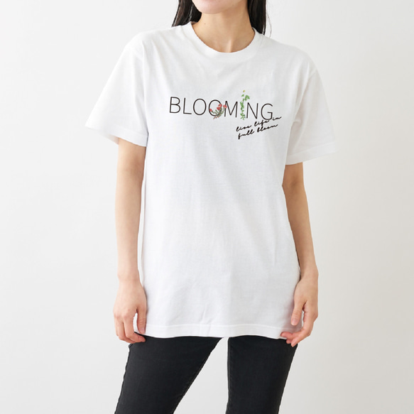 BLOOMING　Tシャツ ホワイト