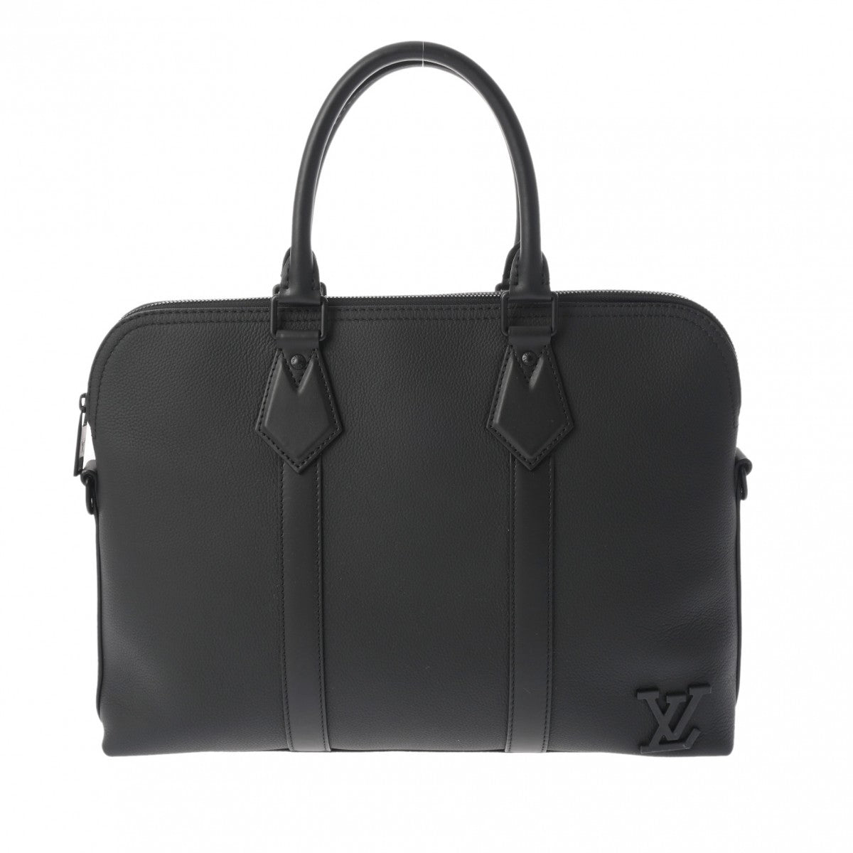 LOUIS VUITTON ルイヴィトン テイクオフ ブリーフケース 2WAY ブラック M59159 メンズ レザー ビジネスバッグ Aランク 中古 