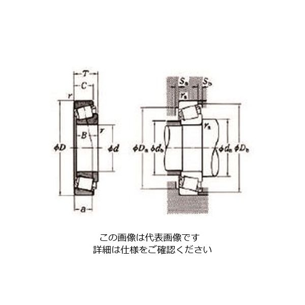 日本精工 ベアリング 単列円すいころ軸受 精度:精密級 HR30210J P5 1個（直送品）