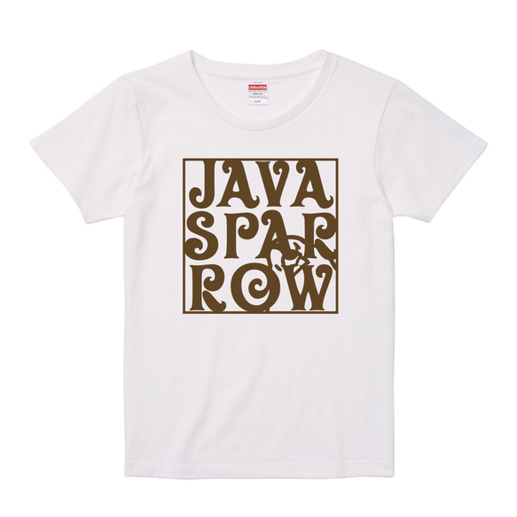 レディース文鳥Tシャツ  「JAVASPARROW 3」 【受注生産】