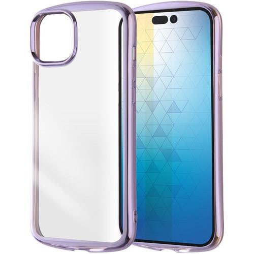 レイ・アウト RT-P43TC13／LDM iPhone 15Plus／14Plus TPU METAMORU／ラベンダー ラベンダー