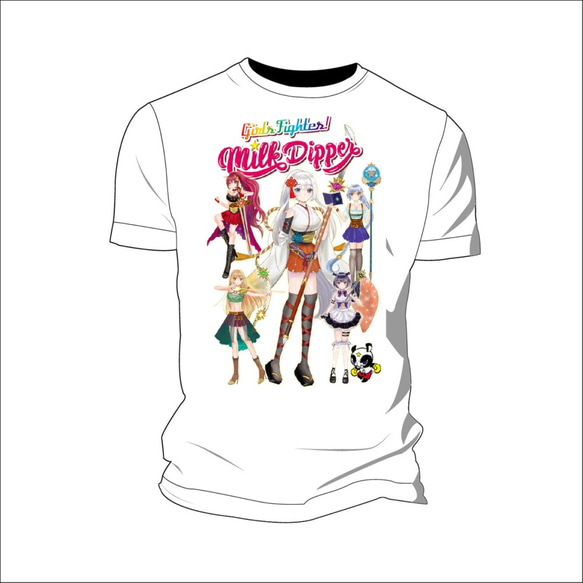 Milk Dipperr ミルクディッパー Tシャツ 半袖  メンズ レディース アニメ【Sayaka】