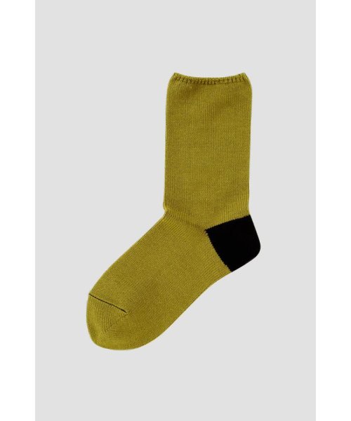 CONTRAST HEEL COTTON SOCKS