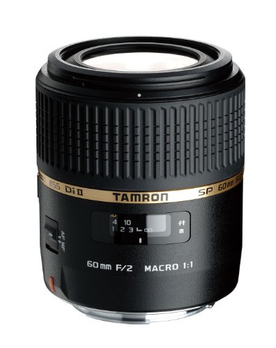 TAMRON 単焦点マクロレンズ SP AF60mm F2 DiII MACRO 1:1 ニコン用 APS-C専用 G005NII【中古品】