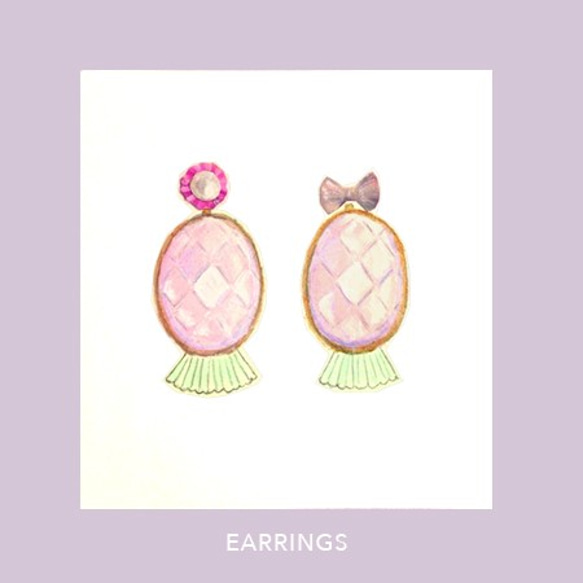 ☆SALE☆ ミニ原画 vintage earrings