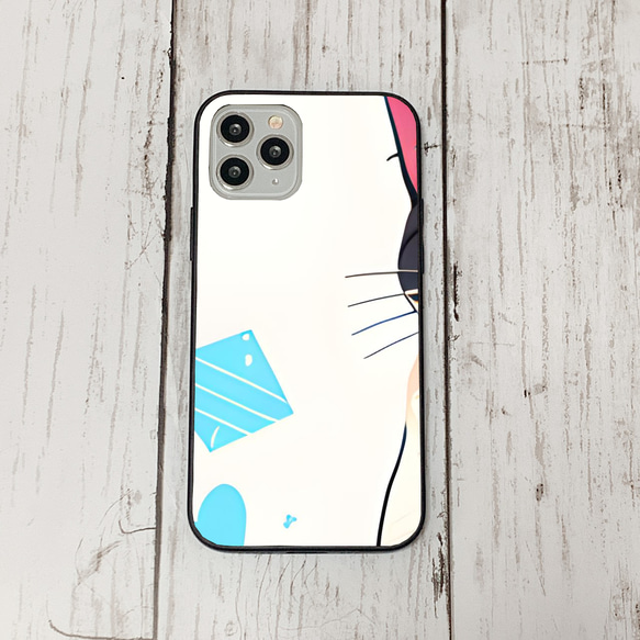 iphoneケース3-3-19 iphone 強化ガラス ねこ・猫・ネコ 箱1 かわいい アイフォン iface