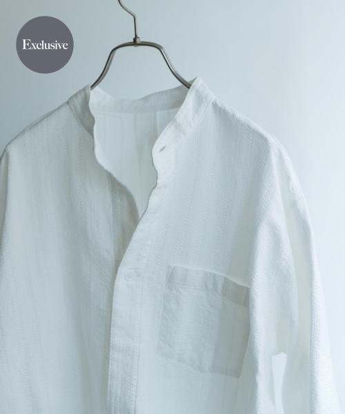 『別注』MASTER&Co.×UR　COTON DOBBY SHORT－SLEEVE SHIRTS