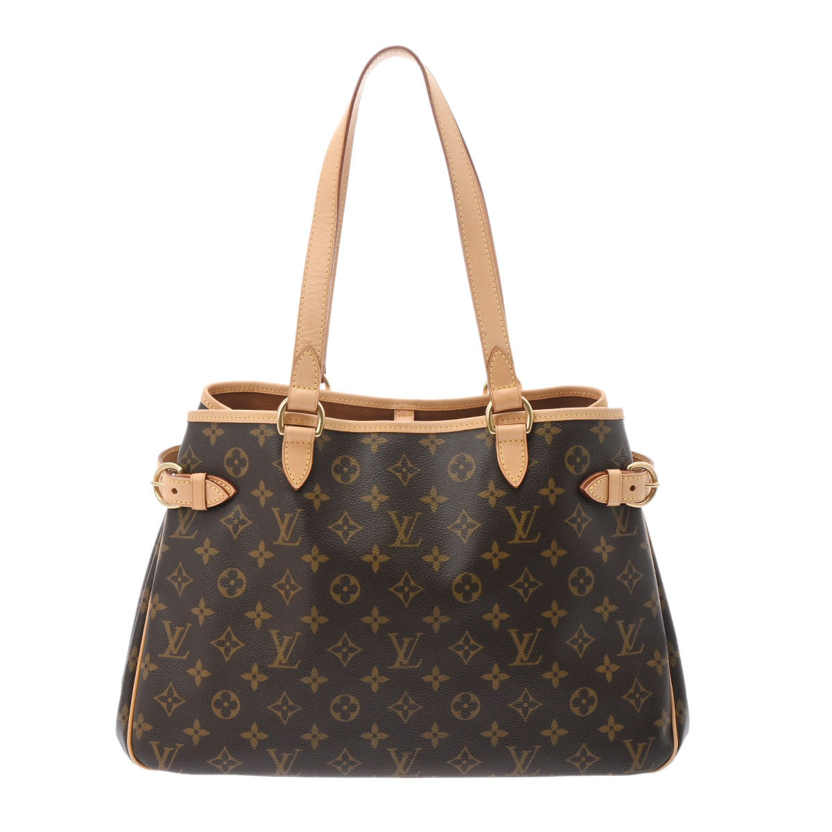 LOUIS VUITTON ルイヴィトン モノグラム バティニョール オリゾンタル ブラウン M51154 レディース モノグラムキャンバス トートバッグ Aランク 中古 