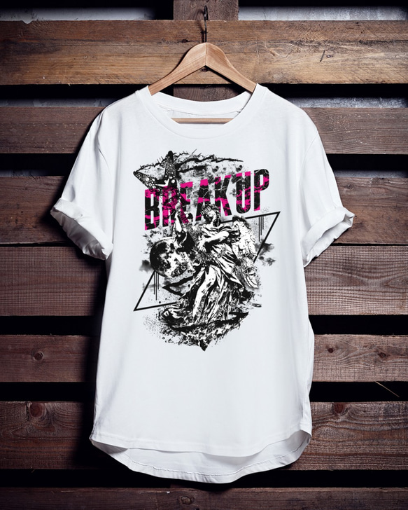 アートTシャツ「BREAK UP GOD」