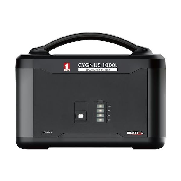 イチネンアクセス MUSTTOOL 補助バッテリー CYGNUS1000L 88211 1台 472-7989（直送品）