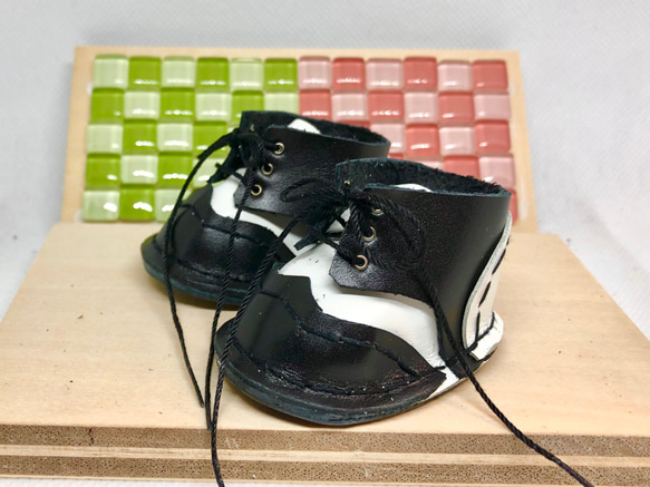 革細工　メル、ソラン用ブーツ　6センチ miniature  boots.