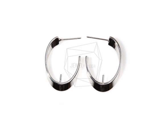 ERG-419-R【2個入り】カーブワイドプレートフック,Curved Wide Plate Hook Earring