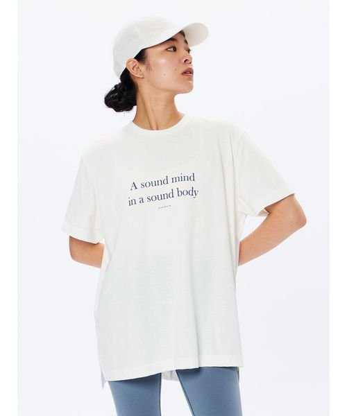 PRINT H/S OVERSIZED TEE(プリントハーフスリーブオーバーサイズティー)