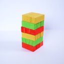 Colorful Jenga（カラフルジェンガ）18個