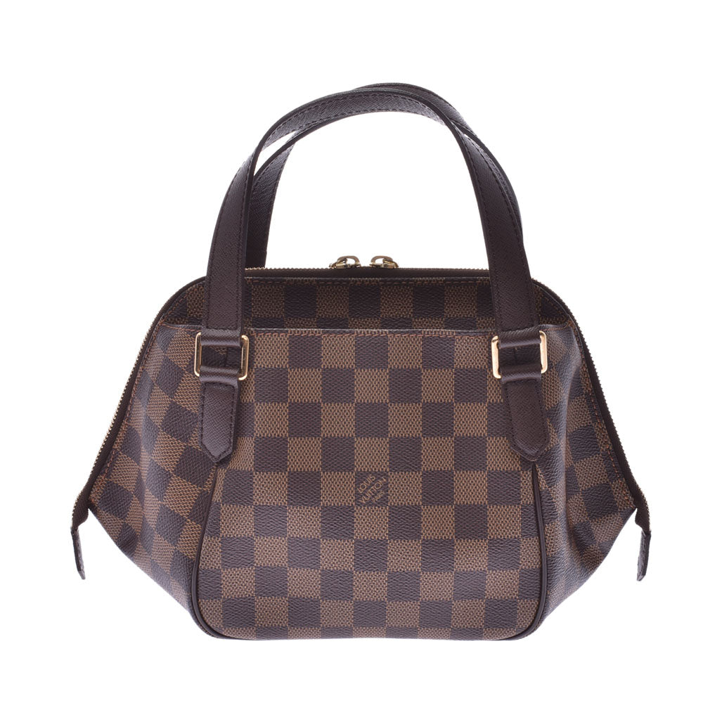 LOUIS VUITTON ルイヴィトン ダミエ ベレムPM ブラウン N51173 レディース ハンドバッグ Aランク 中古 