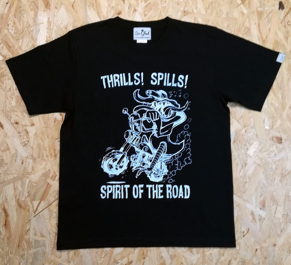 Thrills! Spills! TEE Black